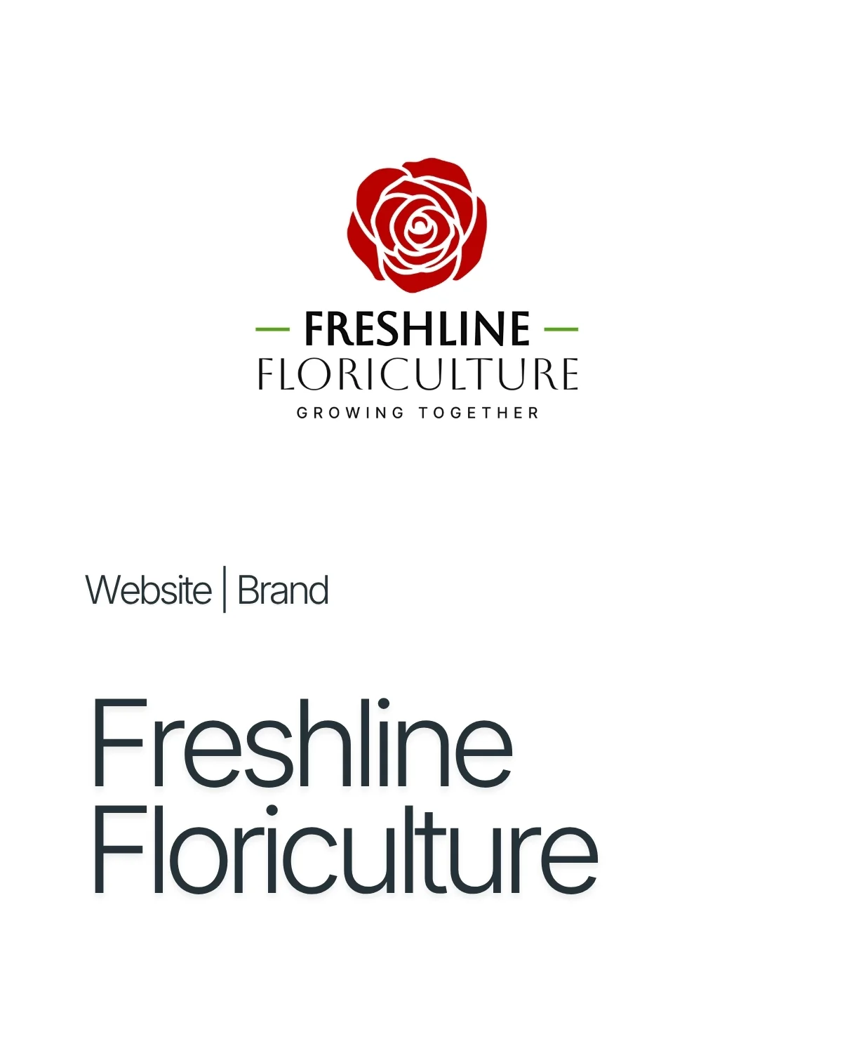 Freshline Floriculture — website and brand case study