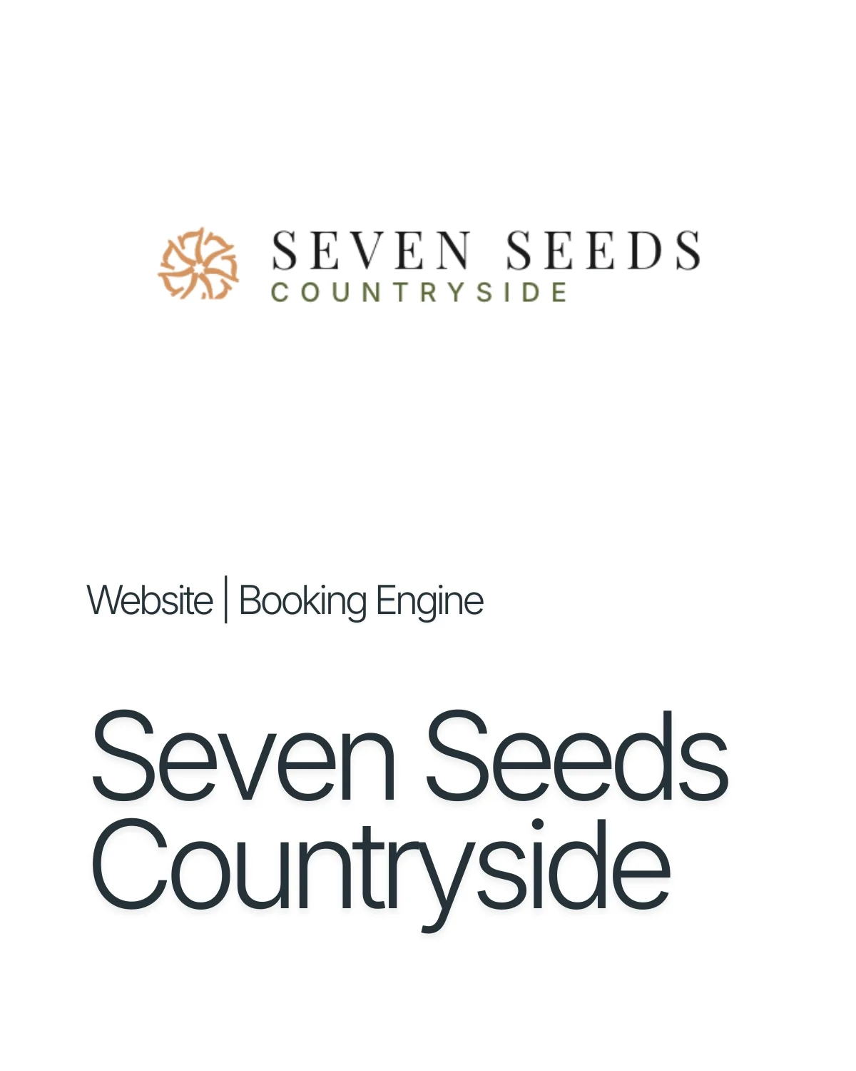 Seven Seeds Countryside — hospitality website case study